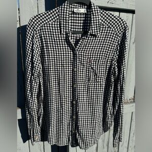 Hollister Y2K Buffalo Plaid Shirt XS Women’s Gingham Checkered Flannel X-Small